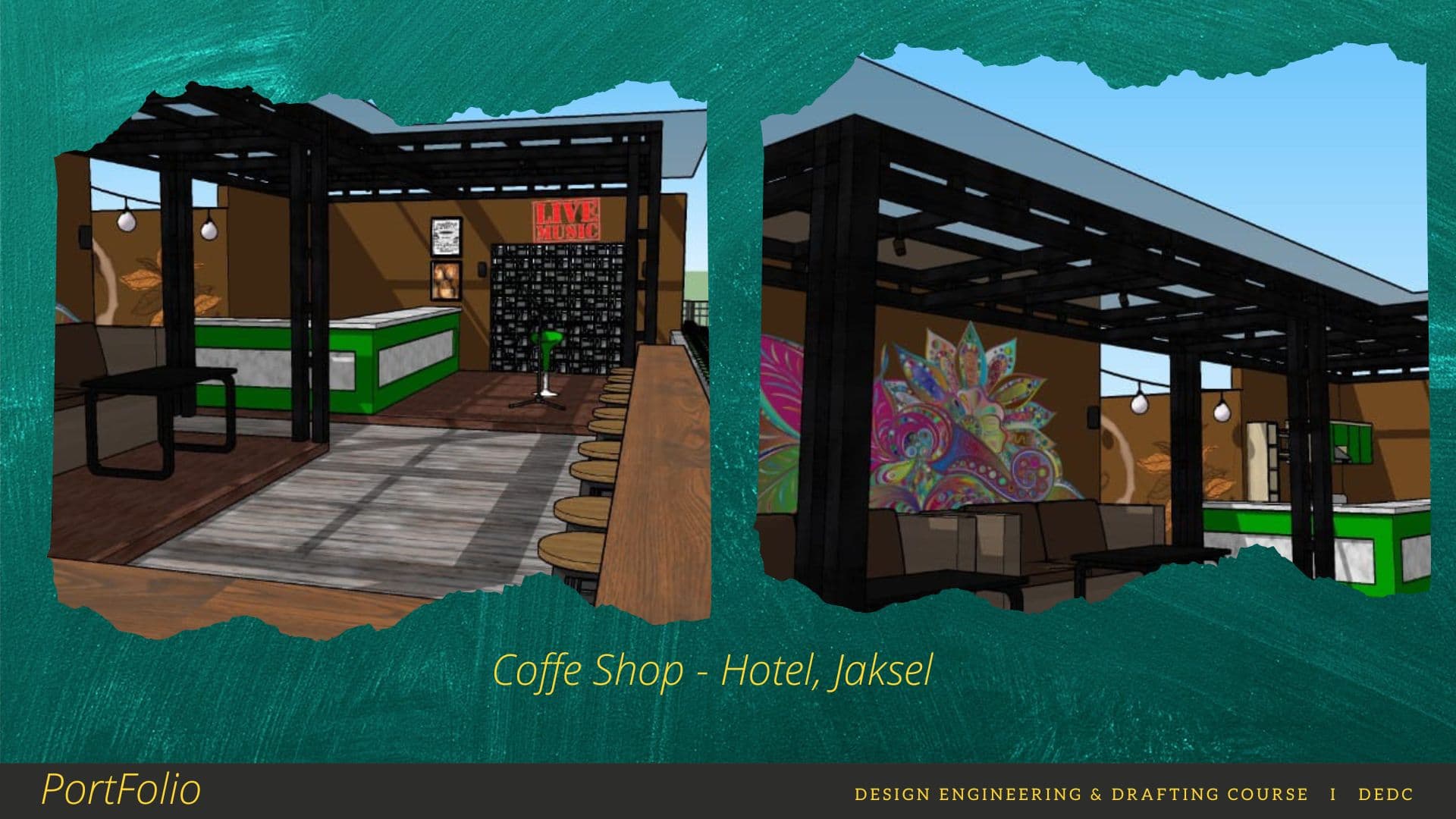 Layout Plan Coffee Shop Hotel Jakarta Selatan